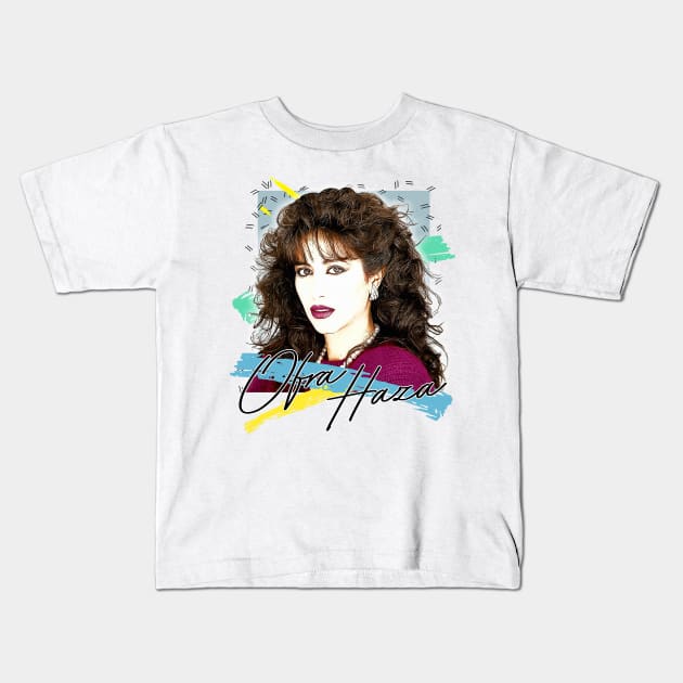 Ofra Haza / Retro 80s Aesthetic Design Kids T-Shirt by DankFutura